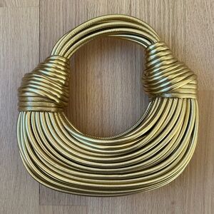 NWOT Women’s Gold Shoulder Bag